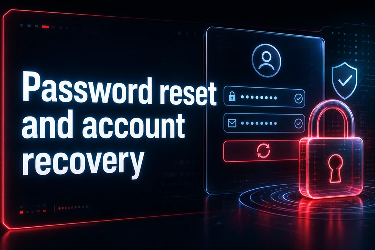 Password reset and account recovery